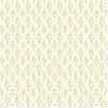 Dollhouse Miniature 1/2In Scale Wallpaper: Damask Cream
